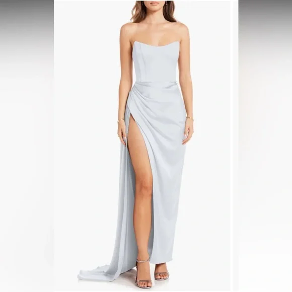 open lace back dress TEMPEST GOWN  Katie May